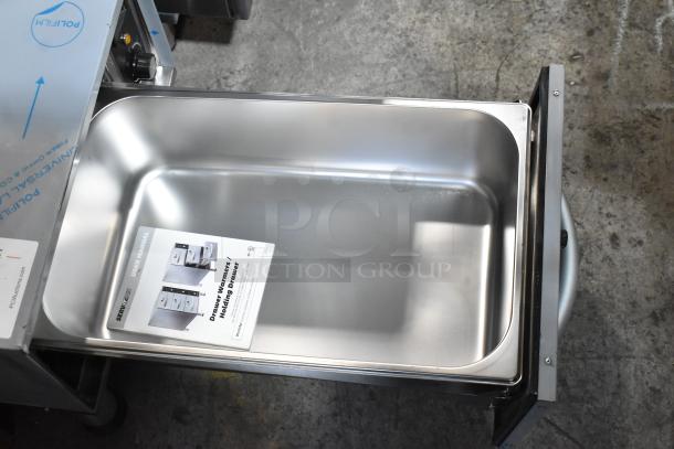 BRAND NEW SCRATCH AND DENT! 2025 ServIt 423WDNFS1 stainless steel drawer warmer, 120V, 1 phase, includes user manual.