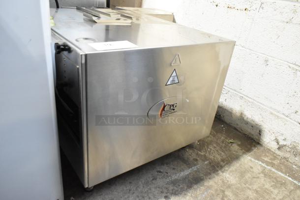 BRAND NEW Cooking Performance Group 351ICOED stainless steel conveyor pizza oven, no belt, 240V, 1 phase.