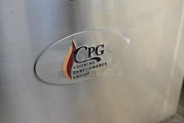 BRAND NEW SCRATCH AND DENT CPG 351ICOED stainless steel countertop pizza oven, no belt, 240V, 1 Phase.