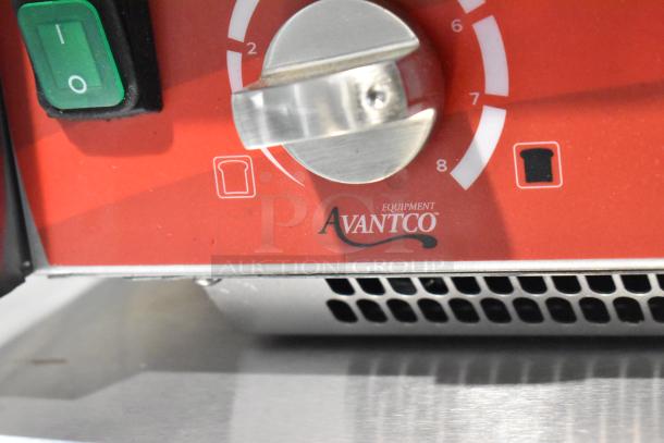Brand new Avantco 184T3600D conveyor toaster, stainless steel, 14.5" wide, 3" opening, scratch and dent, 1200 slices/hr.
