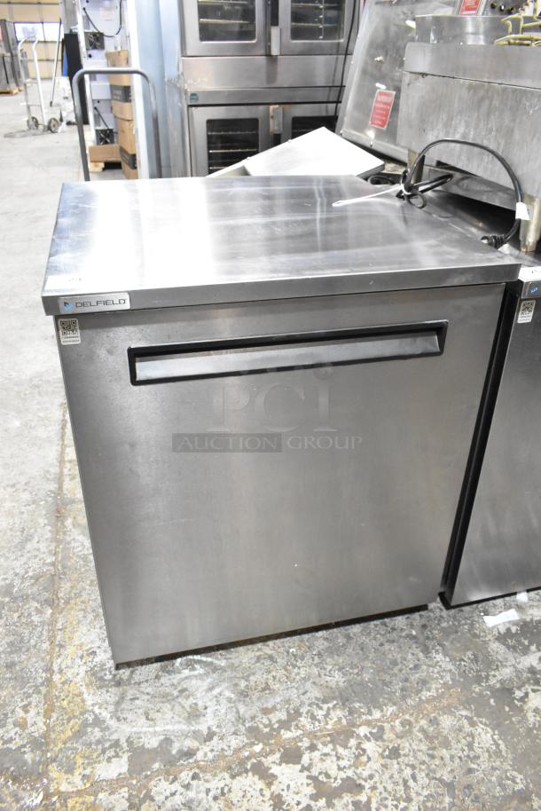 2022 Delfield 406P-STAR2 stainless steel undercounter cooler on casters, single door, 115V, excellent condition.