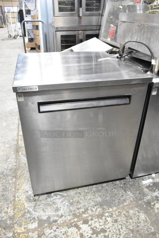 2022 Delfield 406P-STAR2 stainless steel undercounter cooler on casters, single door, 115V, excellent condition.