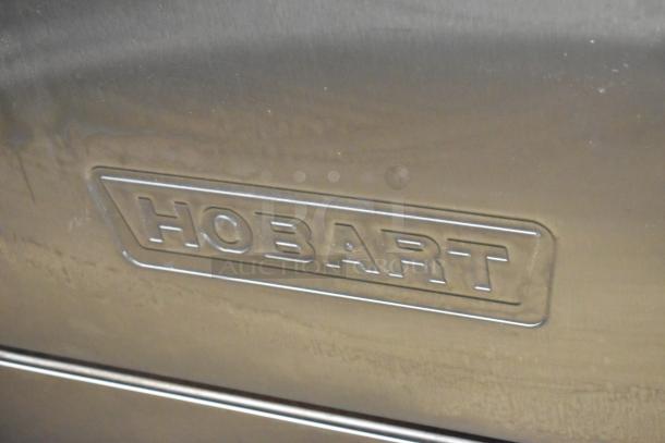 Hobart LXNR Stainless Steel Commercial Undercounter Dishwasher, visible Hobart logo, 120/208-240V, 1 Phase.