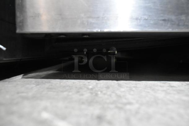 2024 True TUC-27-HC stainless steel undercounter cooler on commercial casters, 115 volts, 1 phase.