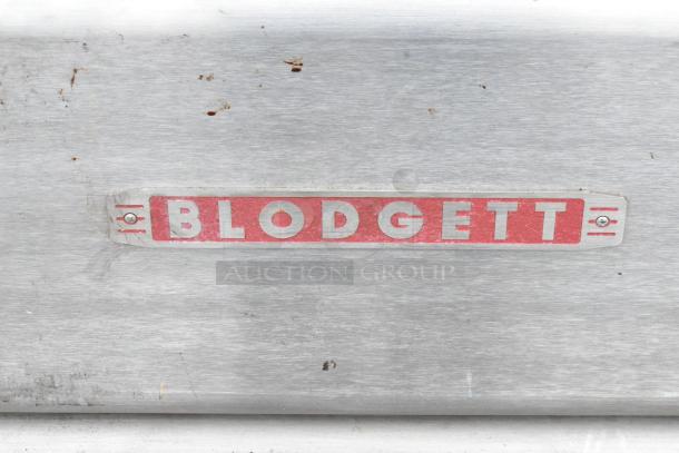 Blodgett 1060B stainless steel pizza oven, propane-powered, single deck, 85,000 BTU, features visible brand label.