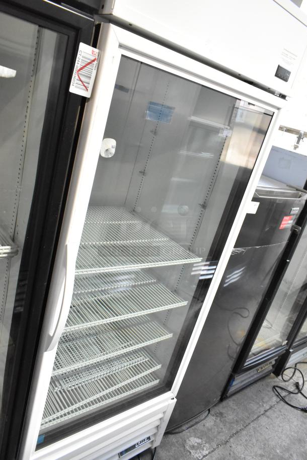 2021 True TSCI-600R-G-PH single door cooler with glass front and poly-coated racks. 115V, 1 phase. Excellent condition.
