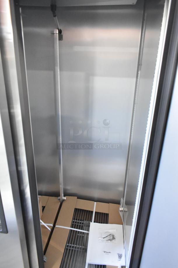 BRAND NEW 2025 True T-35-HC Commercial Cooler, stainless steel interior, poly coated racks packed inside.