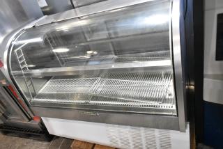 Beverage Air CDR5/1-W-20 deli display case, metal, floor style, glass front, shelving, 115V, 1 phase, new condition.