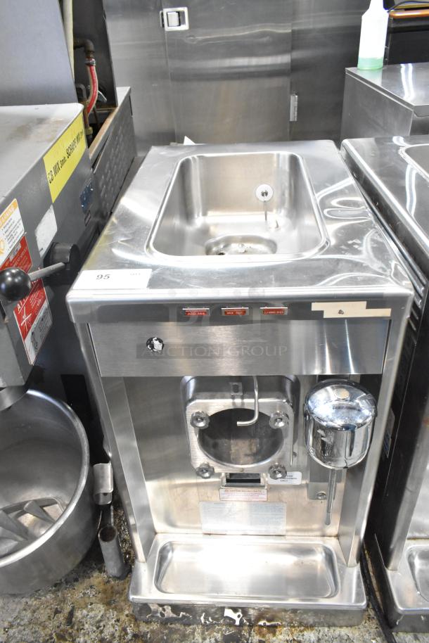 Taylor 340D-27 stainless steel countertop single flavor frozen beverage machine, with mixer attachment, 208-230V, used.