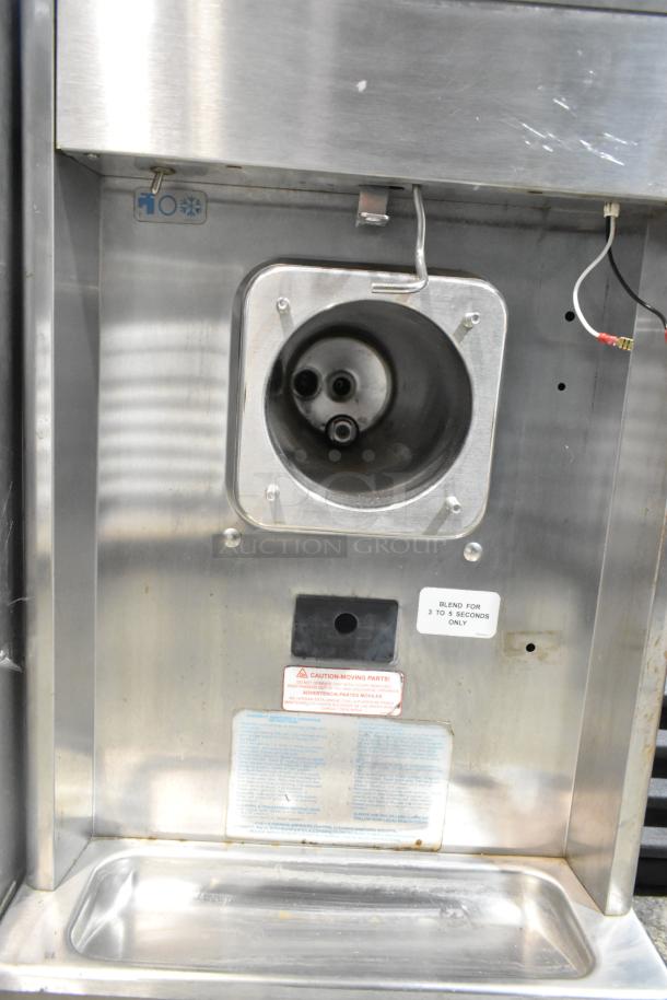 Taylor 340-27 stainless steel frozen beverage machine, single flavor, with drink mixer, air cooled, used condition.
