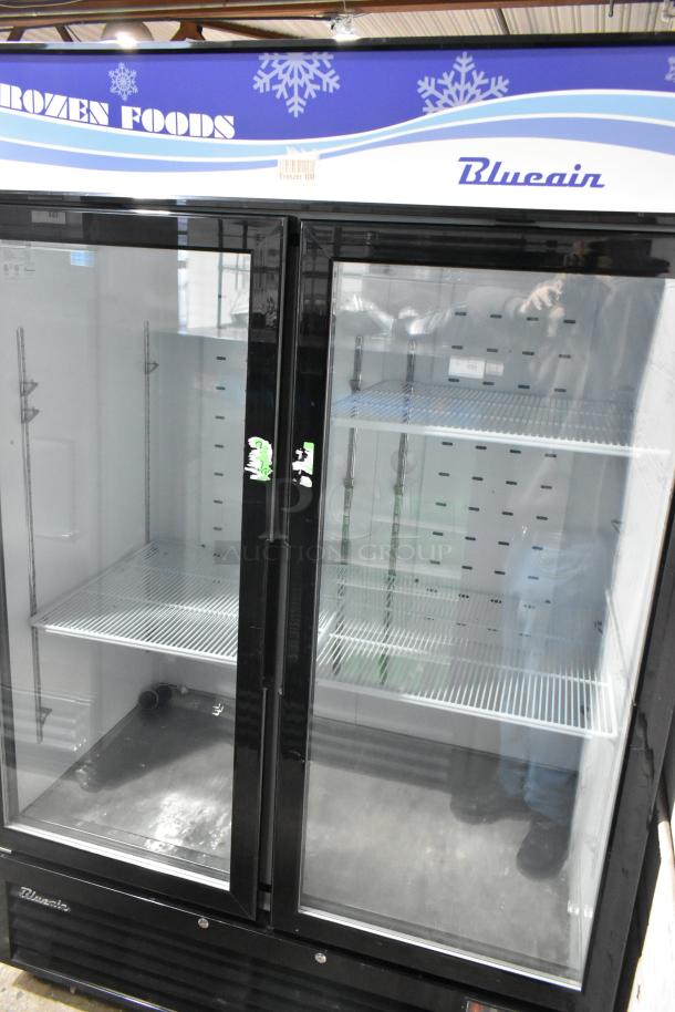 2022 Blue Air BKGF49-HC commercial 2-door reach-in freezer, poly-coated racks, 115V, 1 phase. Excellent condition.