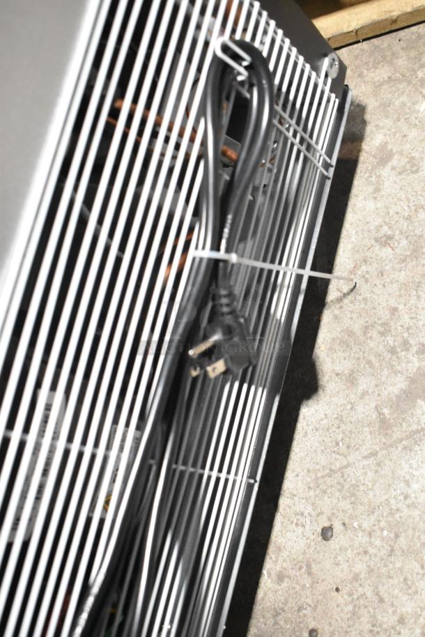 BRAND NEW KoolMore KM-MDR-1GD-10C display refrigerator. Metal exterior, commercial quality, 115 Volts, 1 Phase.