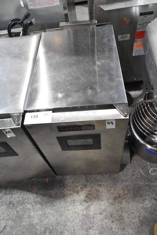 2019 Uline JADE515-SS11A stainless steel cold brew nitro dispenser, commercial grade, 115 volts, 1 phase, good condition.