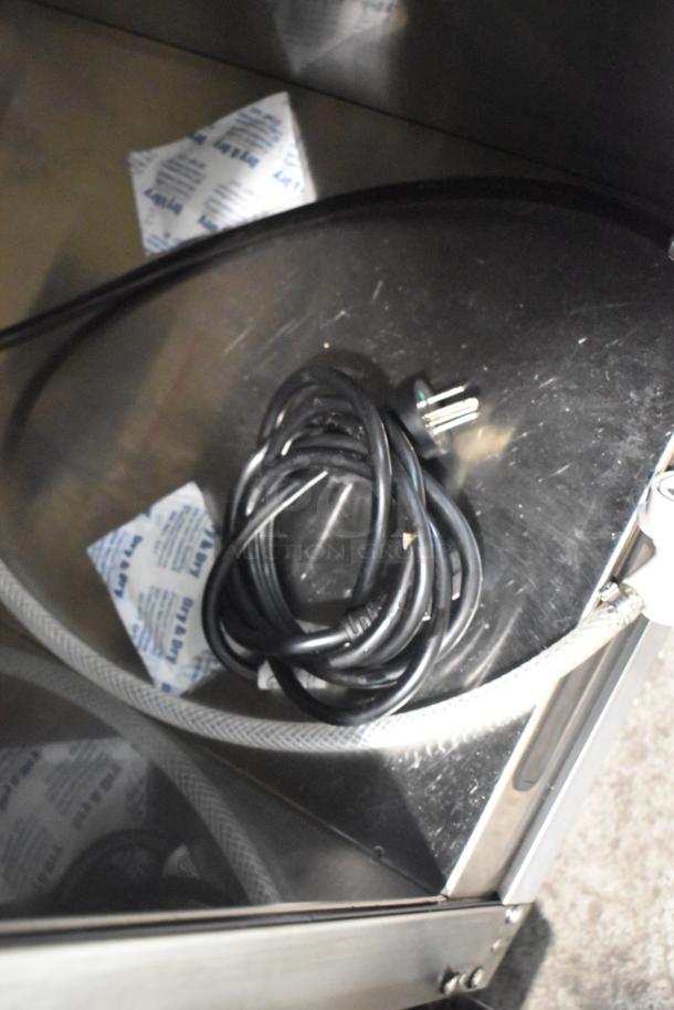 2019 Uline JADE515-SS11A stainless steel cold brew nitro dispenser; includes power cord. 115V, 1 phase, commercial use.