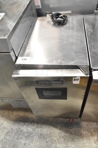 2021 Uline JADE515-SS11A Stainless Steel Commercial Nitro Dispenser, 115V, 1 Phase. Appears in good condition.