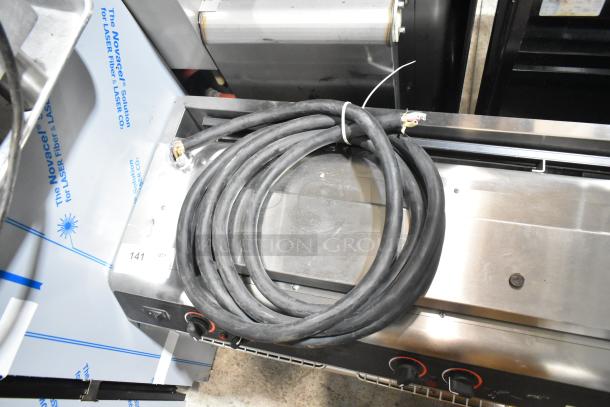 Hatco stainless steel commercial countertop electric thermo finisher, good condition, visible control knobs, and power cable.