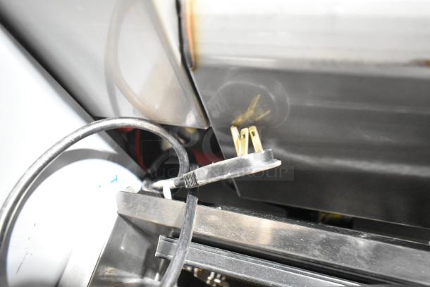 2022 Perlick HC24RS4S-00-SLCLR undercounter cooler with visible power cord. Stainless steel, scratch and dent condition.