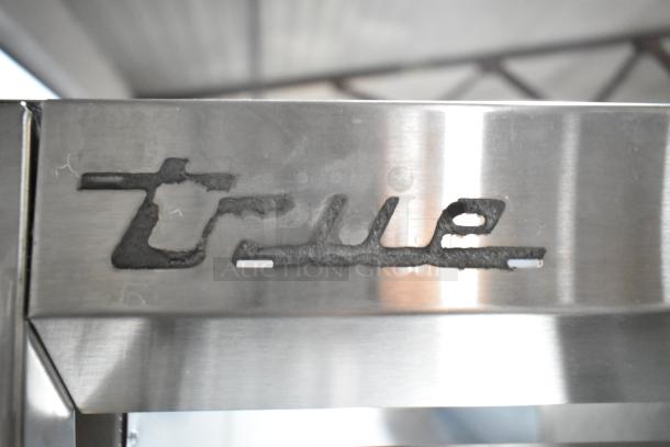 2019 True STA2RRI-2S 2-door stainless steel commercial cooler, 115V, 1 phase, True logo visible on the upper door.