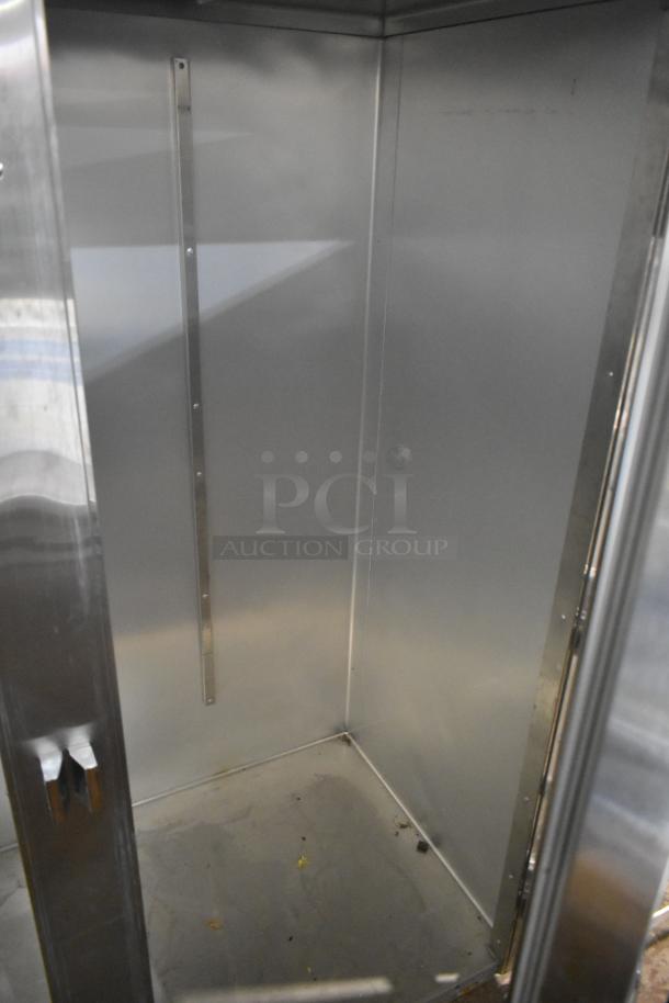 2019 True STA2RRI-2S Stainless Steel 2 Door Commercial Cooler, 115V, 1 Phase. Interior view shows clean, spacious interior.