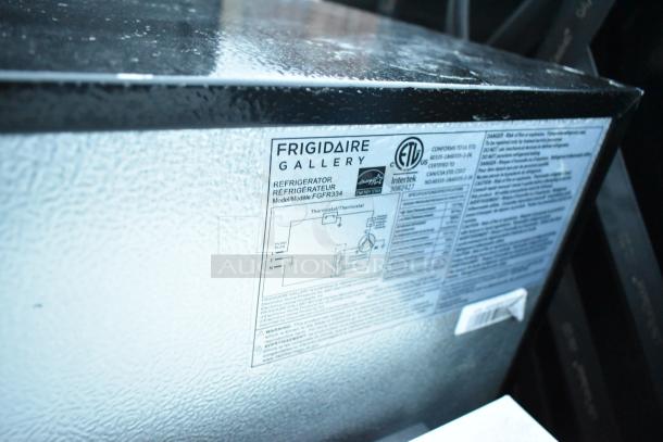 6 various mini coolers, including Galanz GL27BK and Frigidaire FGFR334, 115 volts, 1 phase. Features Frigidaire label.