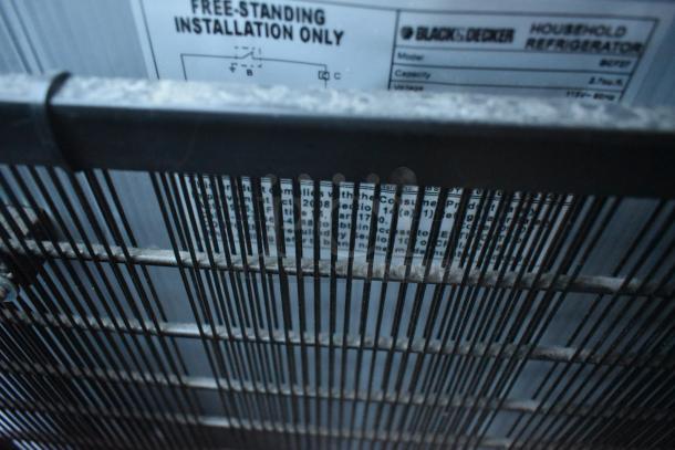 Four mini coolers including Elite 453-6355 and WMR04BAPBB, 115V, 1 phase, with visible installation instructions.