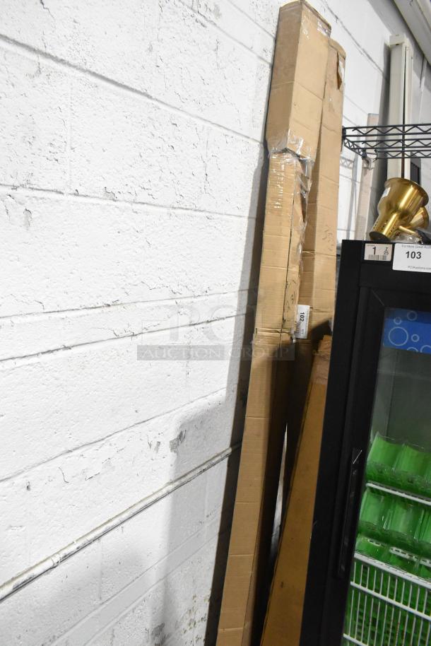 3 new Siffron Magnetic Fast Track with clips, GM 17802474, box side rail protectors. Minor box damage.