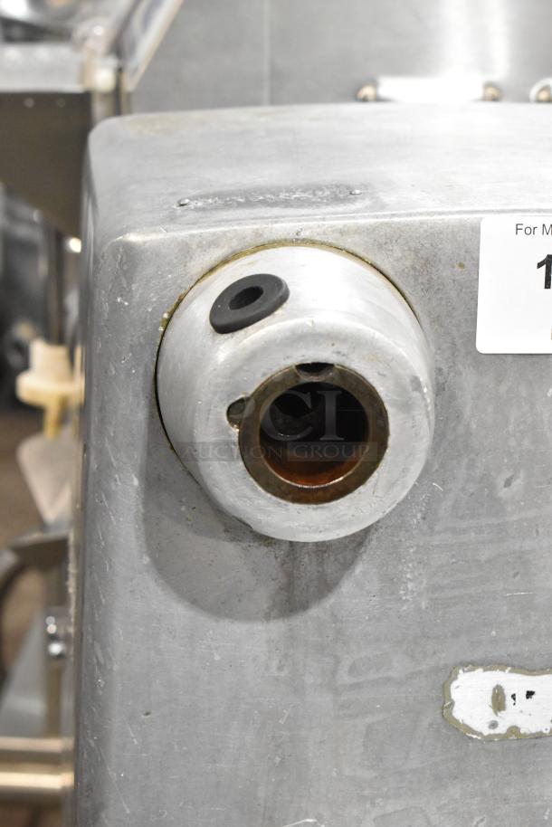 Hobart 84186 metal commercial buffalo chopper, 115V, 1 phase, visible wear, with apparent label marks.