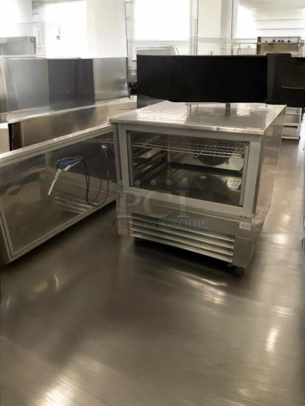 IRINOX MF 30.2 commercial blast chiller in superb condition, open door view, 208/240V, fully tested and working.