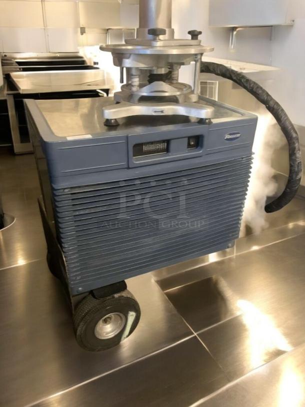 Follett HCC1410AJS ice machine, prime condition, Chewblet model, 208-230V, fully tested, features wheels, Easton PA, USA.