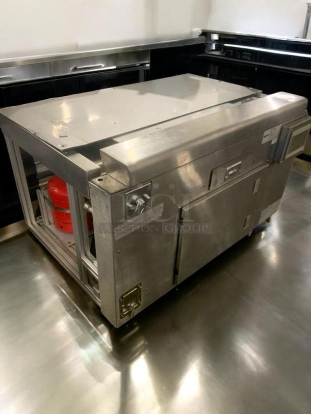 Apace UM1EGA Commercial Electric Grill Unit, 208V, stainless steel, Prime Condition, fully tested, visible control knobs.