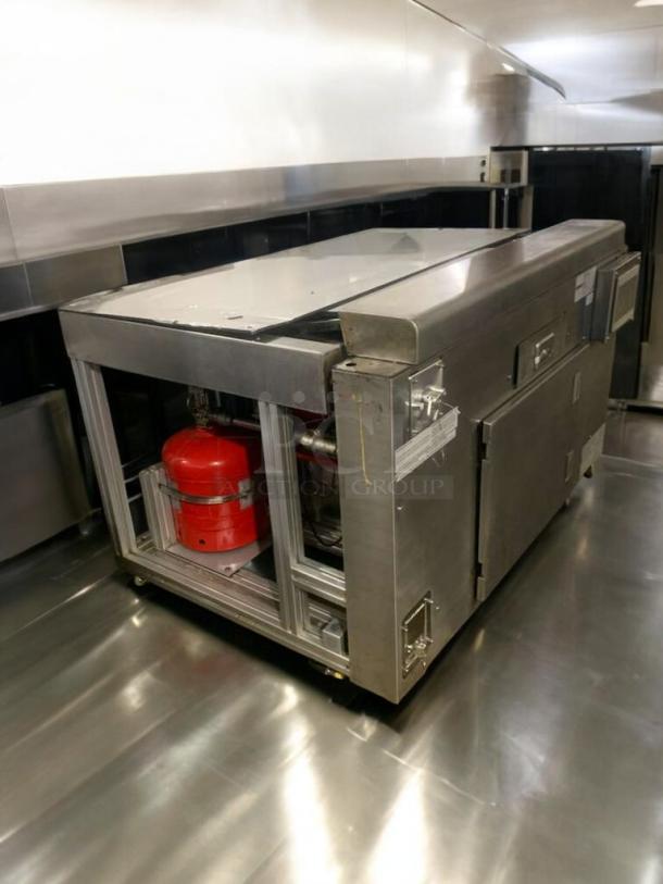 Apace UM1EGA commercial electric grill unit, 208V, stainless steel, prime condition, fully tested and working.