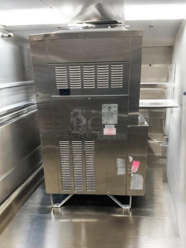 Taylor 772-63 dual soft serve ice cream machine, prime condition, stainless steel, 460V, fully tested and working, visible model label.