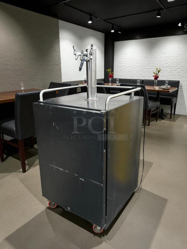Edgestar Br7001 kegerator, 24" wide, in excellent condition, designed for full-size kegs, tested and working.