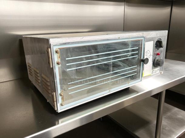 Wisco 616B Commercial Convection Oven, single door, great condition, tested working, visible temperature dial and settings.