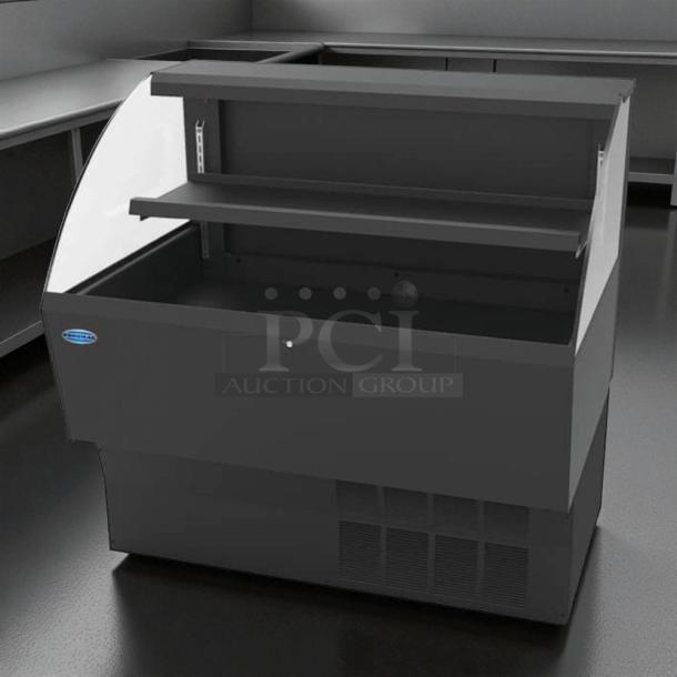 Federal ELPRSS-3 open air cooler with two levels, 34 3/4". Excellent condition, 120v. Tested and working.