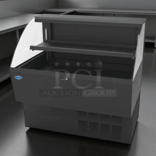 Federal ELPRSS-3 open air cooler with two levels, 34 3/4". Excellent condition, 120v. Tested and working.