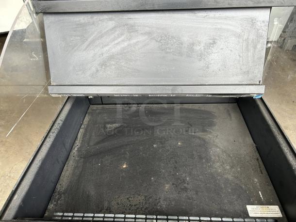 Federal ELPRSS-3 Horizontal Open Air Cooler, 34¾", excellent condition, tested, 120v, with two display levels and visible warning label.