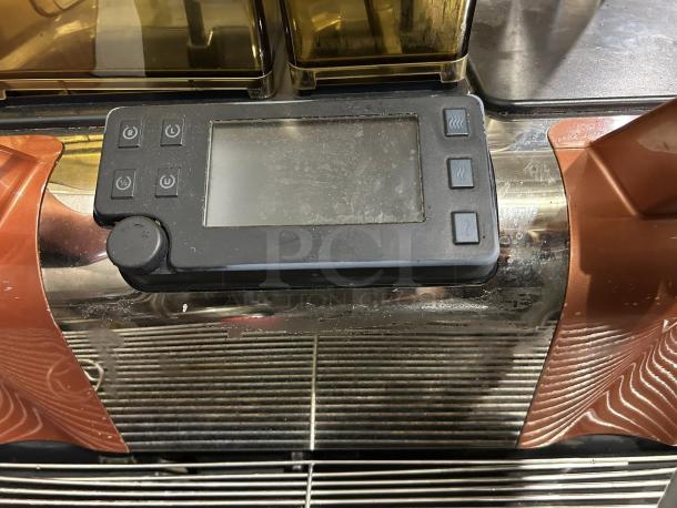 Thermoplan Mastrena II 2 espresso machine, tested and working, features control panel, 208-240V.