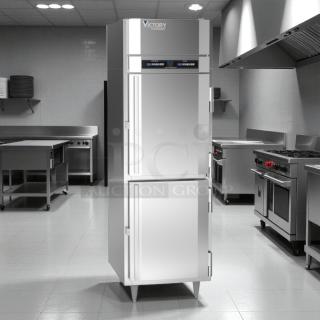 Outstanding Find - Victory RFS-1D-S1-HD-HC | Ultraspec Dual Temp Refrigerator-Freezer - Tested and Working! - Item #1222604