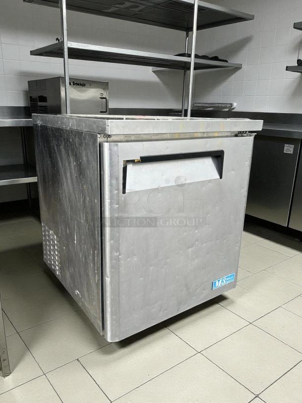 Turbo Air MUF-28-N M3 28" undercounter freezer in excellent condition; stainless steel exterior with M3 series label.