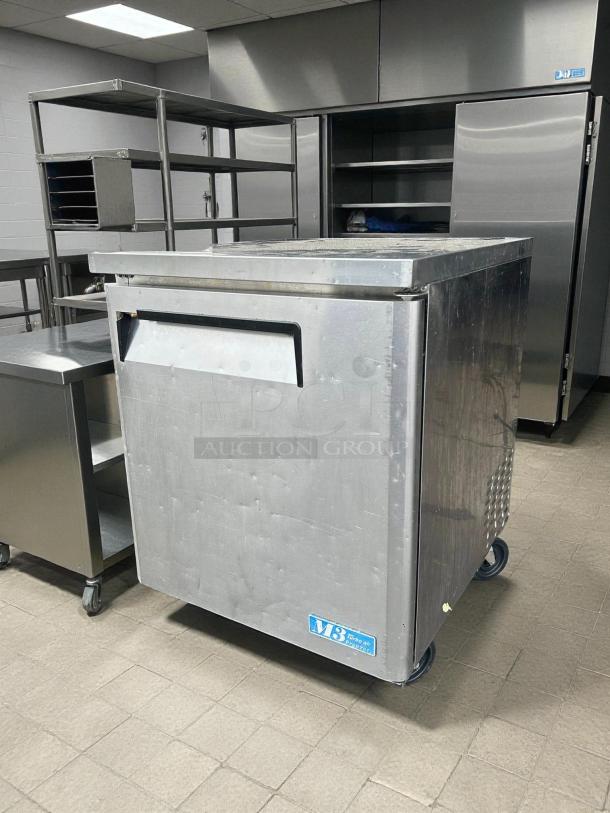 Turbo Air MUF-28-N M3 Series 28" undercounter freezer in excellent condition, tested and working, stainless steel finish.