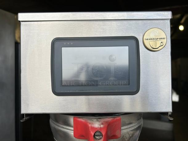 Curtis G4GEMS63A1000 Automatic Coffee Brewer, great condition, 1 1/2 gal capacity, touch display, Gold Cup Series badge.