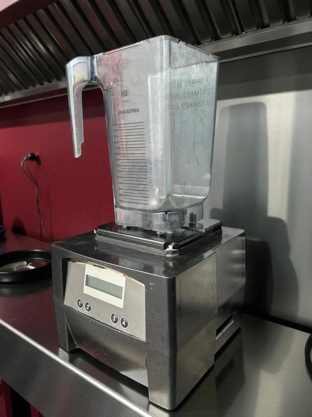 Vitamix VM0145 The Quiet One 48oz blender, 3 HP, in great condition. Tested and working, NSF markings visible, on-counter model.