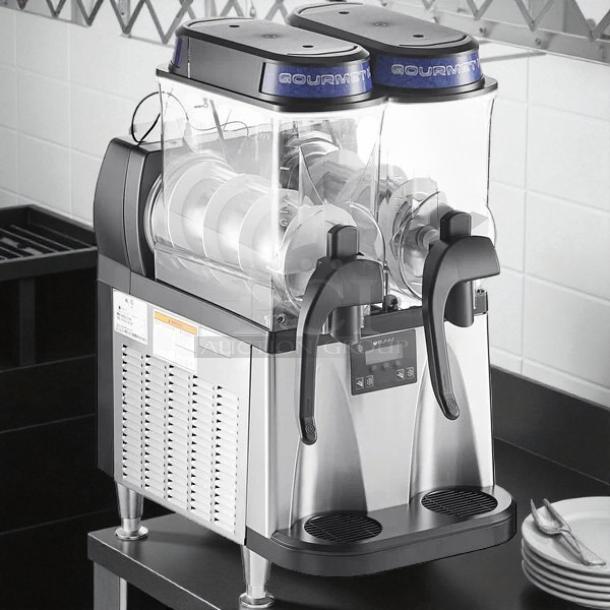 Bunn 58000.0015 ULTRA NX frozen drink machine, black and stainless steel, excellent condition, 120V, tested and working.