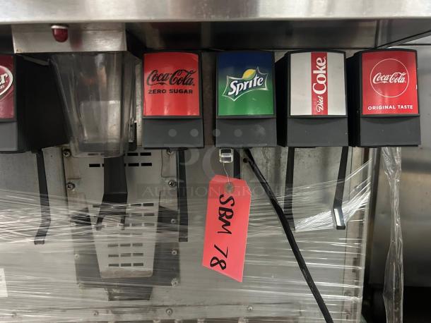 Lancer IBD30N 30" wide countertop beverage dispenser, featuring SSL valve for Coca-Cola, Sprite, and Diet Coke. Tested, working.