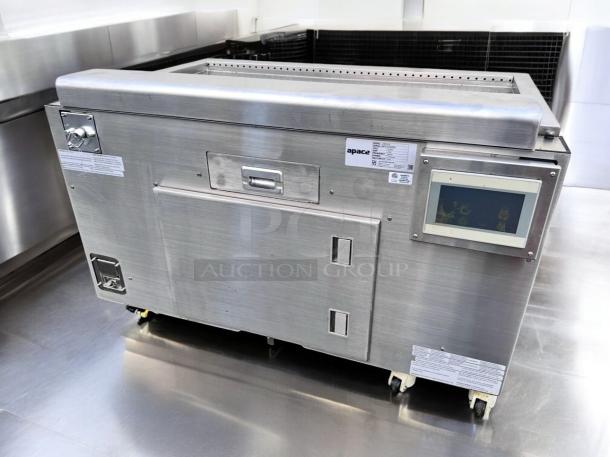 Apace UM1EGA high-performance ventless hood system in prime condition, 208V, with control panel and visible branding.