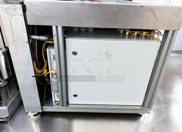 Apace UM1EGA ventless hood system, 208V, by PI Distribution. Prime condition, fully tested, visible wiring and controls.