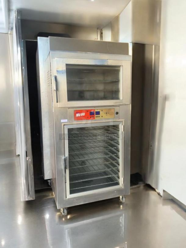 Pristine Nu-Vu/Toastmaster SUB-123P oven/proofer combo, 208V, fully tested, stainless steel, on casters, clear controls panel.