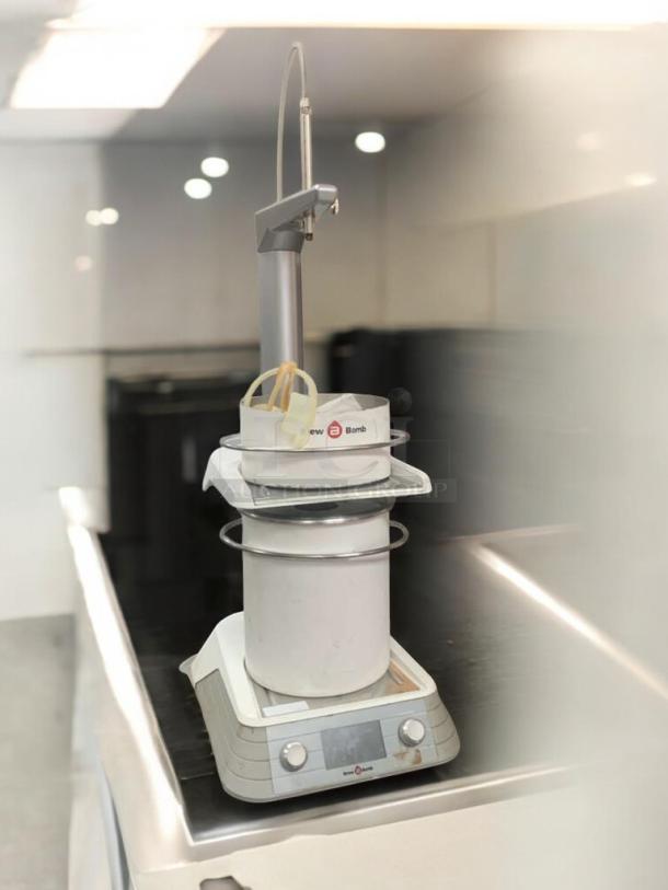Prime condition DoughPro pizza dough rounder, fully tested and working, featuring a sleek design and control panel.