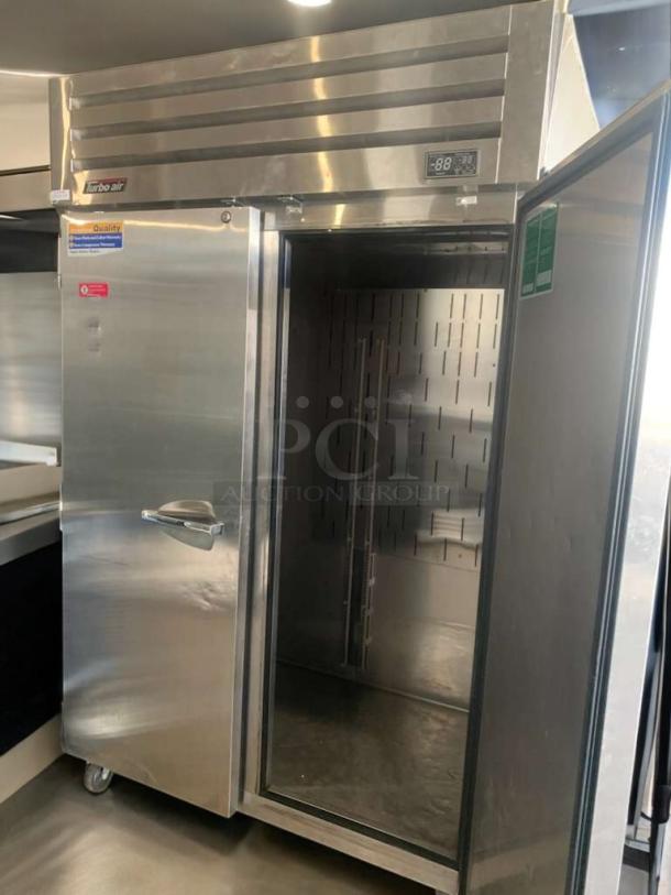 Turbo Air PRO-50F commercial reach-in freezer, stainless steel, prime condition, 115V, fully tested and working.